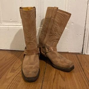 Frye Square Toe Boots